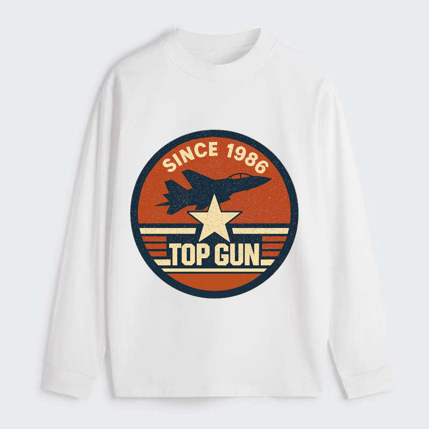 Top Gun Since 1986 - Classic Long Sleeve Shirt - White