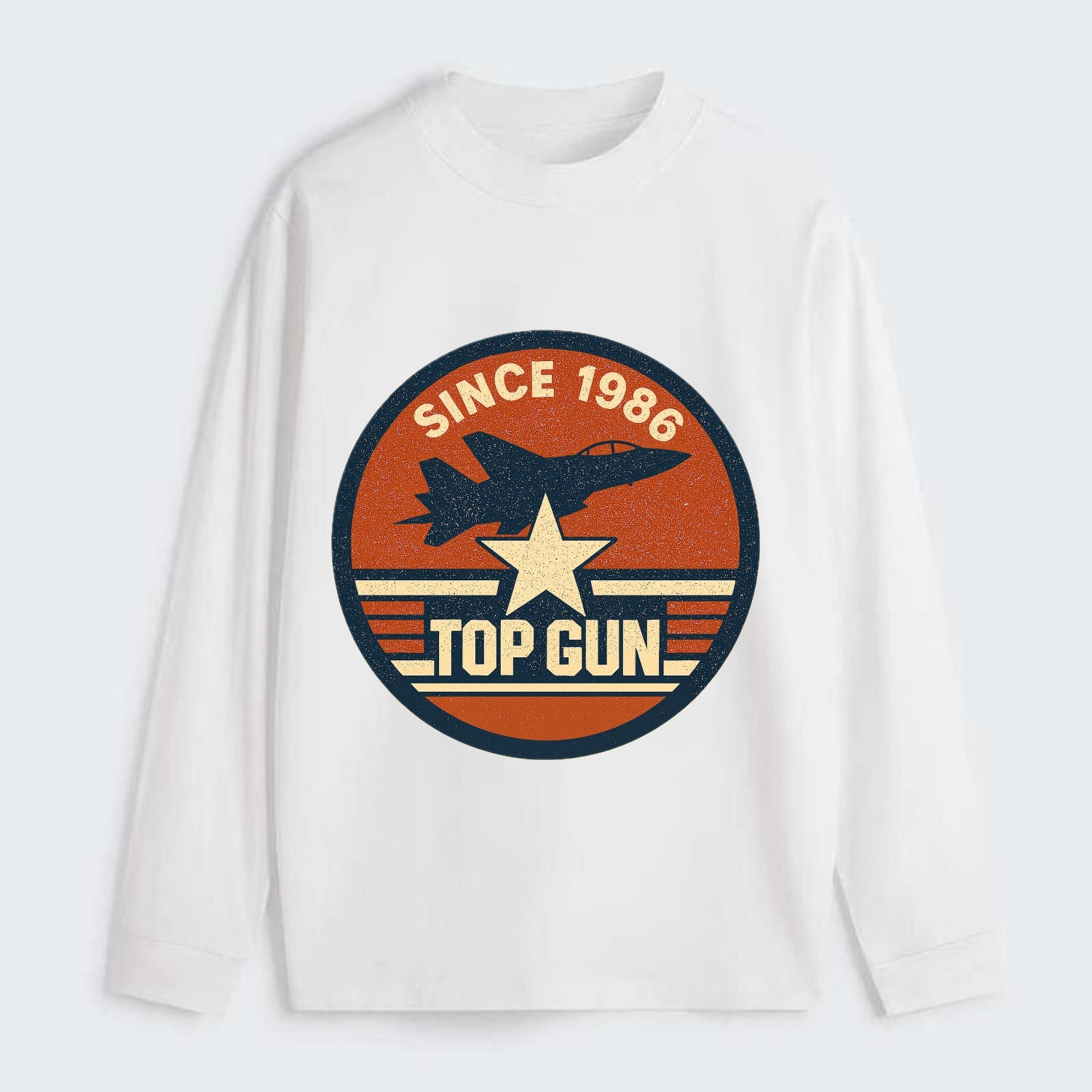 Top Gun Since 1986 - Classic Long Sleeve Shirt - White