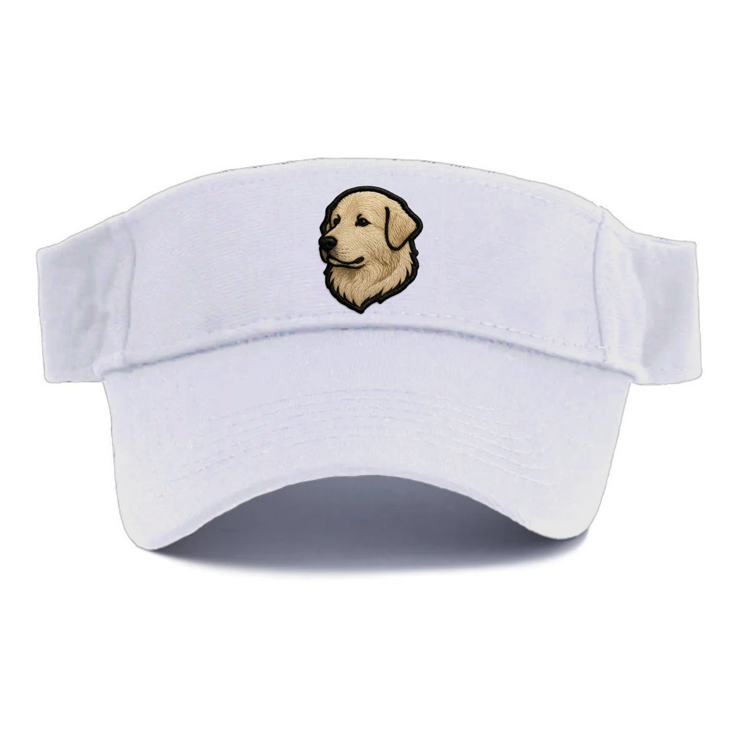 Great Pyrenees - Trendy fluffy giant des - Visor - White