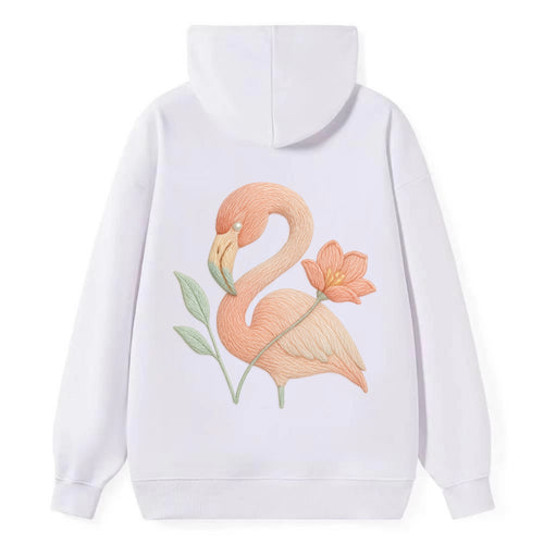 Peach Flamingo - Classic Pullover Hoodie