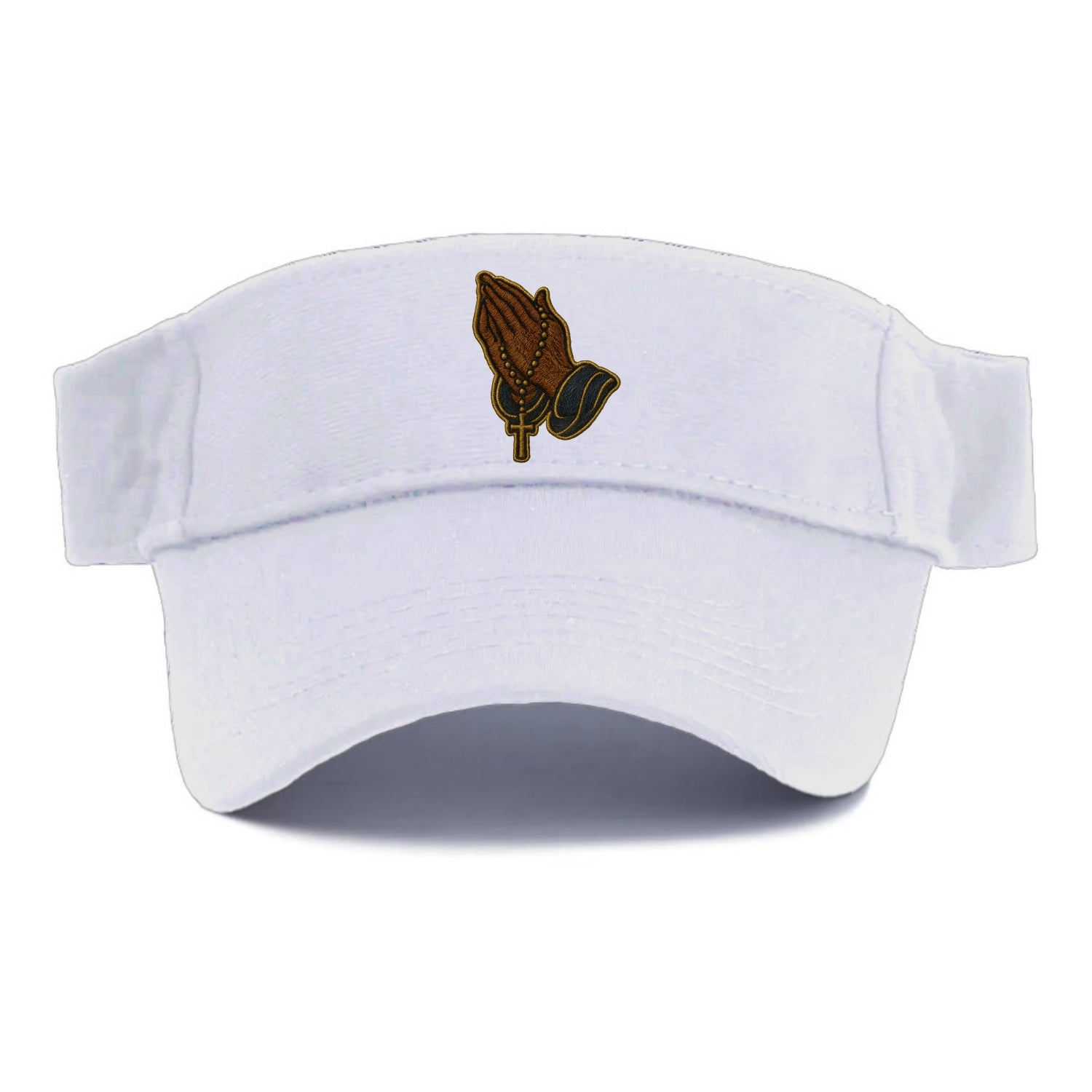 Praying Hands  - Visor - White