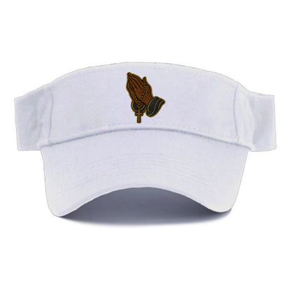 Praying Hands  - Visor - White