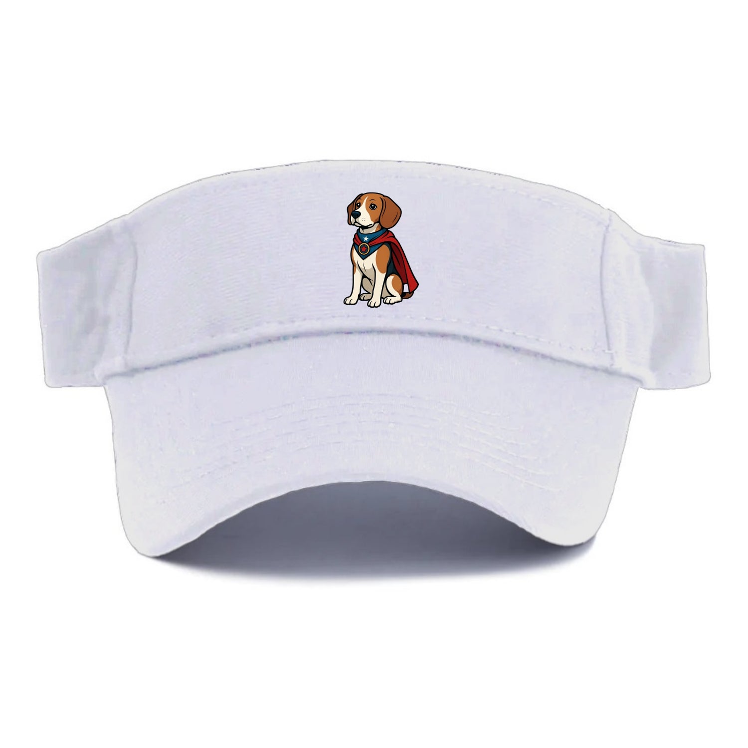 Beagle Patriotic Hero  - Visor - White