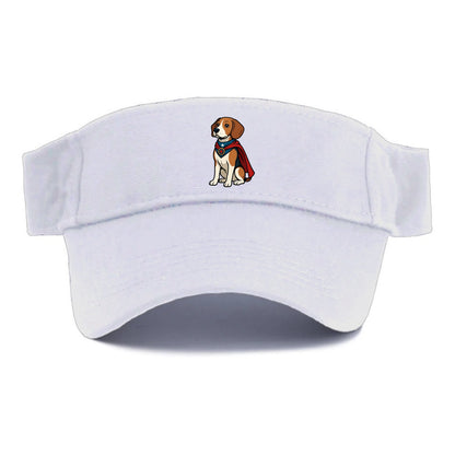 Beagle Patriotic Hero  - Visor - White