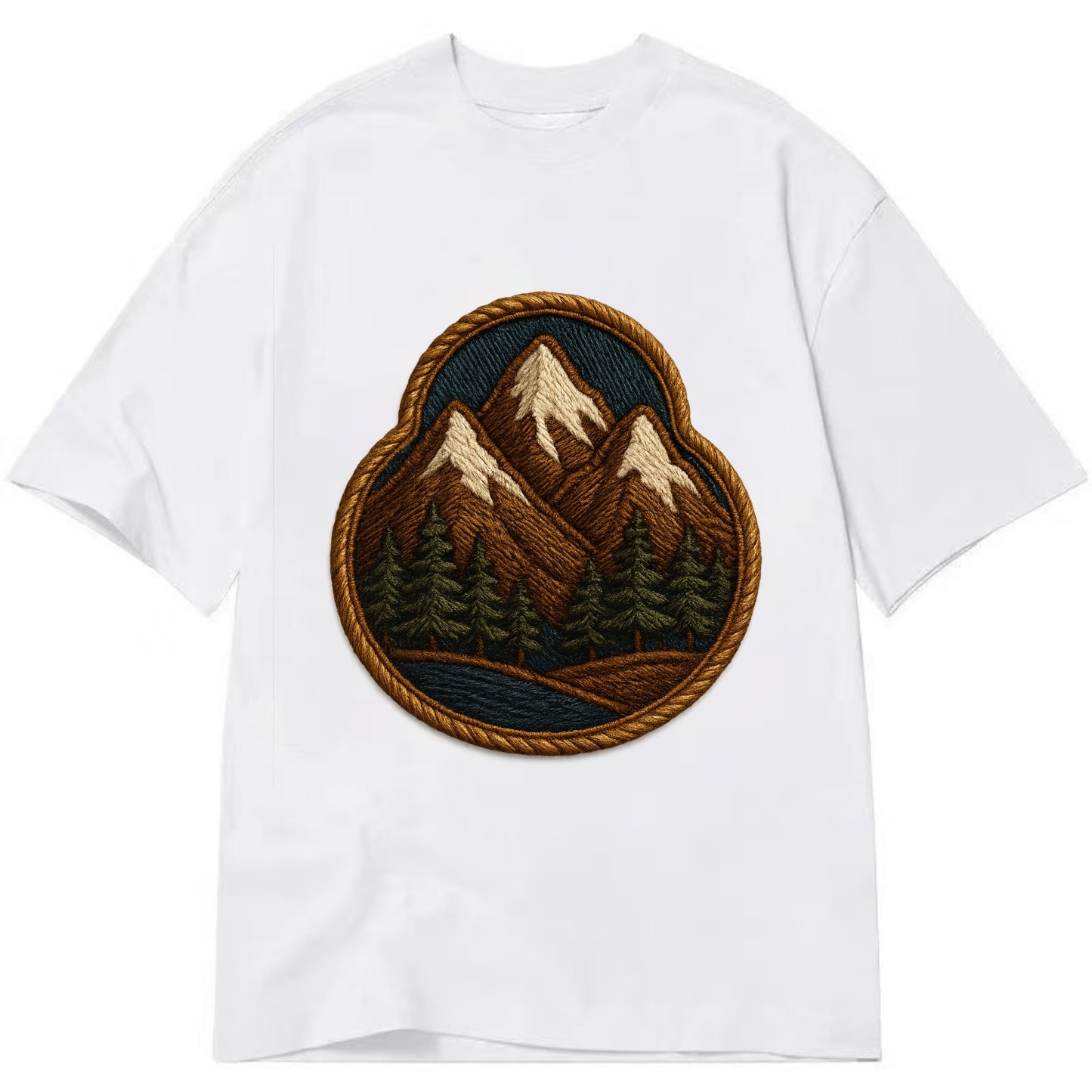 Mountain Range  - Classic T-shirt - White