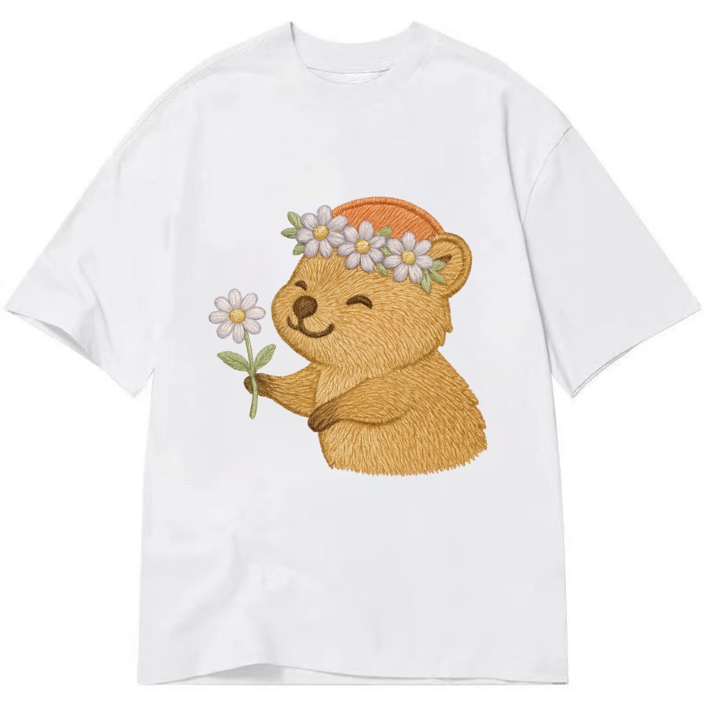 Quokka Daisy Chain - Classic T-shirt - White