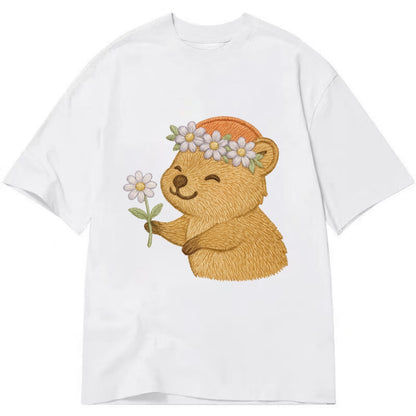Quokka Daisy Chain - Classic T-shirt - White