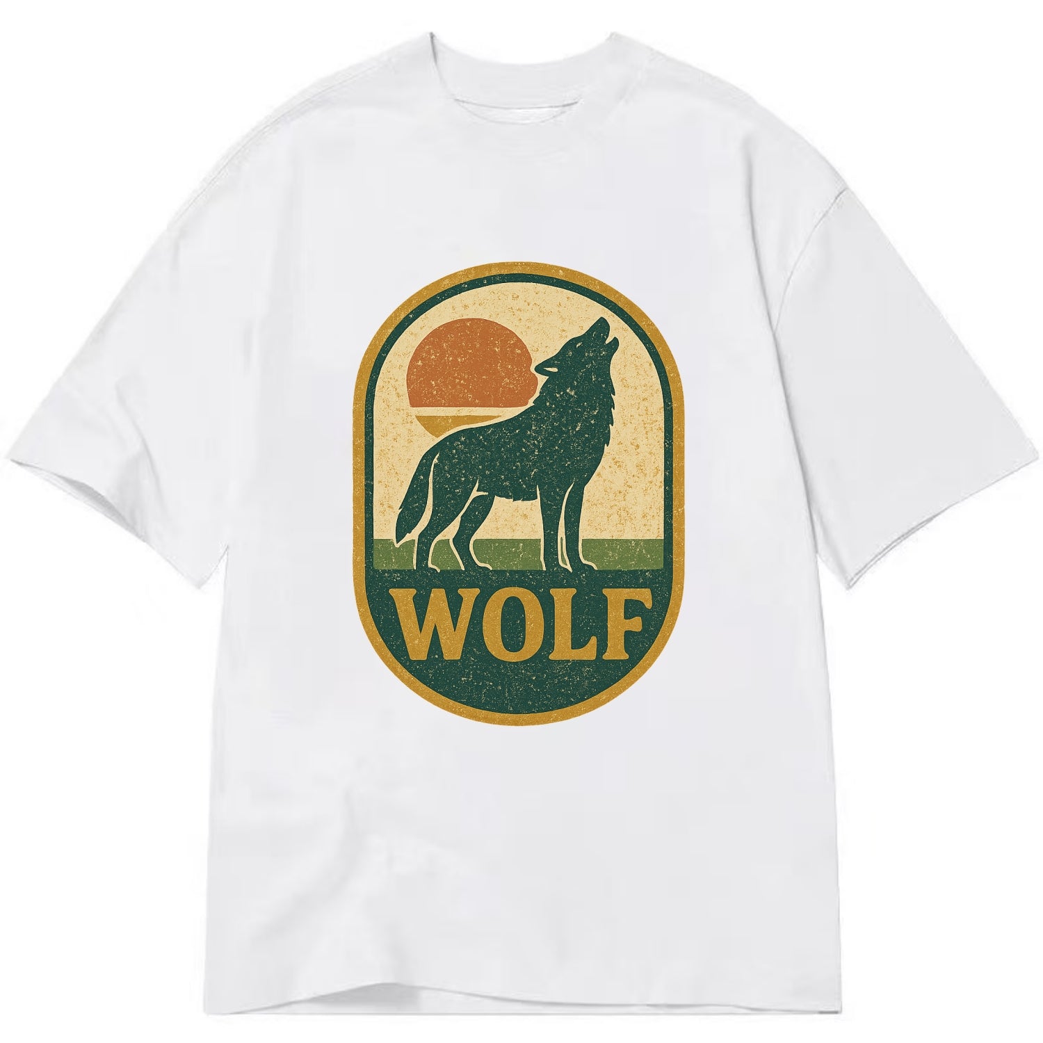 Carbon Fiber Wolf  - Classic T-shirt - White