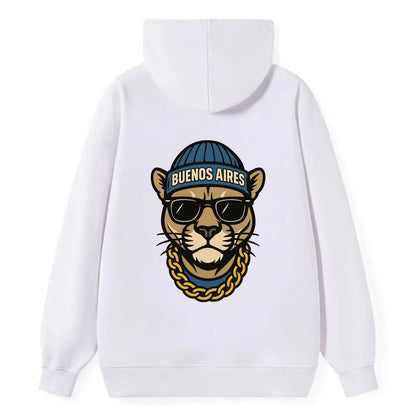 Buenos Aires Puma - Classic Pullover Hoodie - White