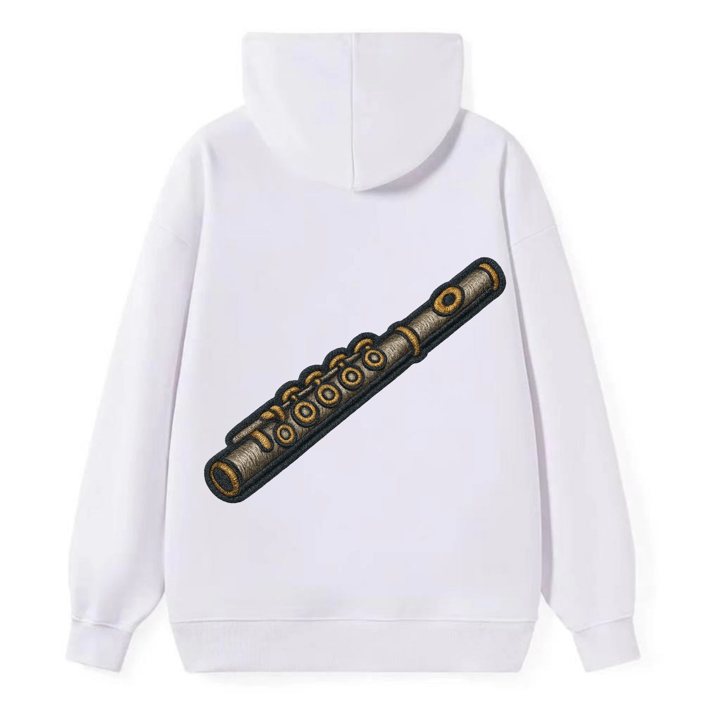 Flute  - Classic Pullover Hoodie - White