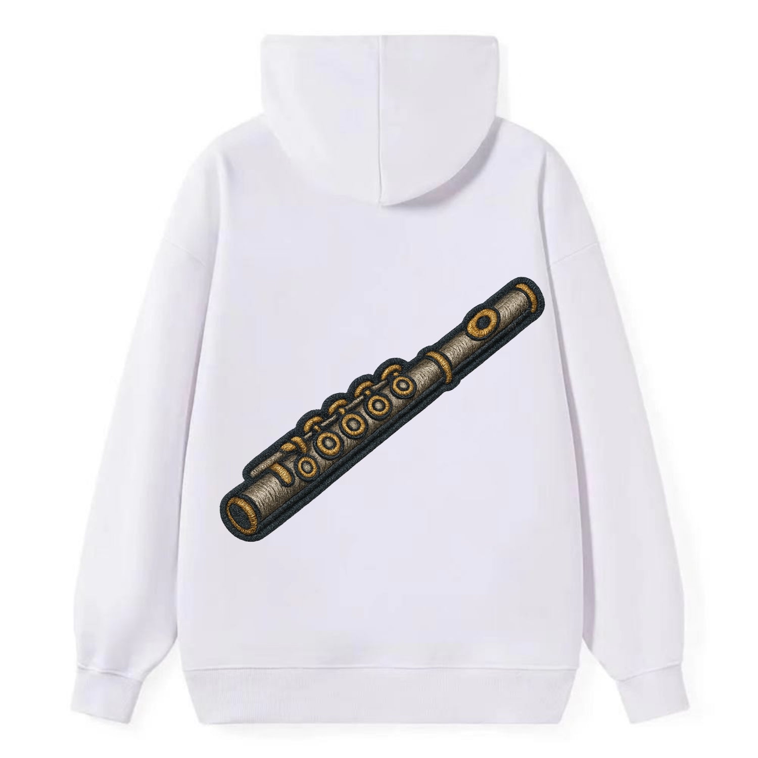 Flute  - Classic Pullover Hoodie - White