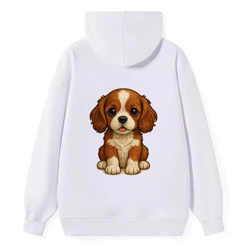 Baby Cavalier King Charles Spaniel Puppy - silky ears, gentle eyes, sweet - Classic Pullover Hoodie