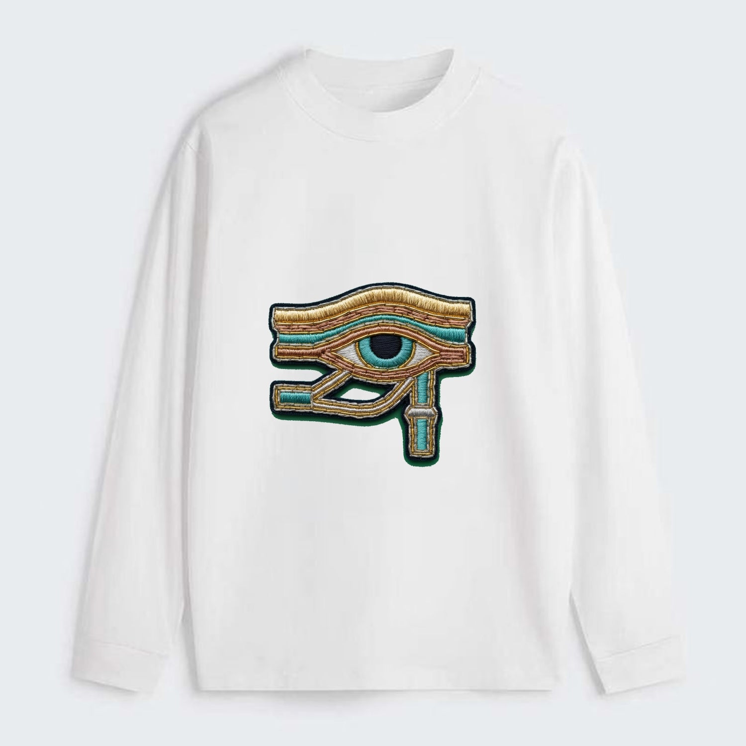 Eye of Horus - Classic Long Sleeve Shirt - White