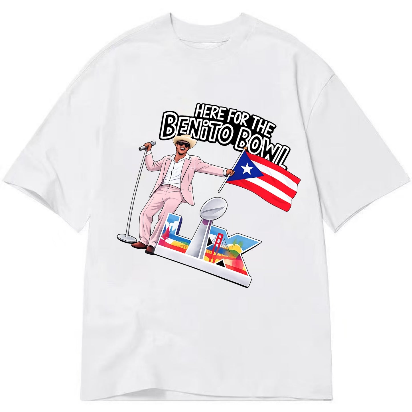 Here For The Bento Bowl - Classic T-shirt - White
