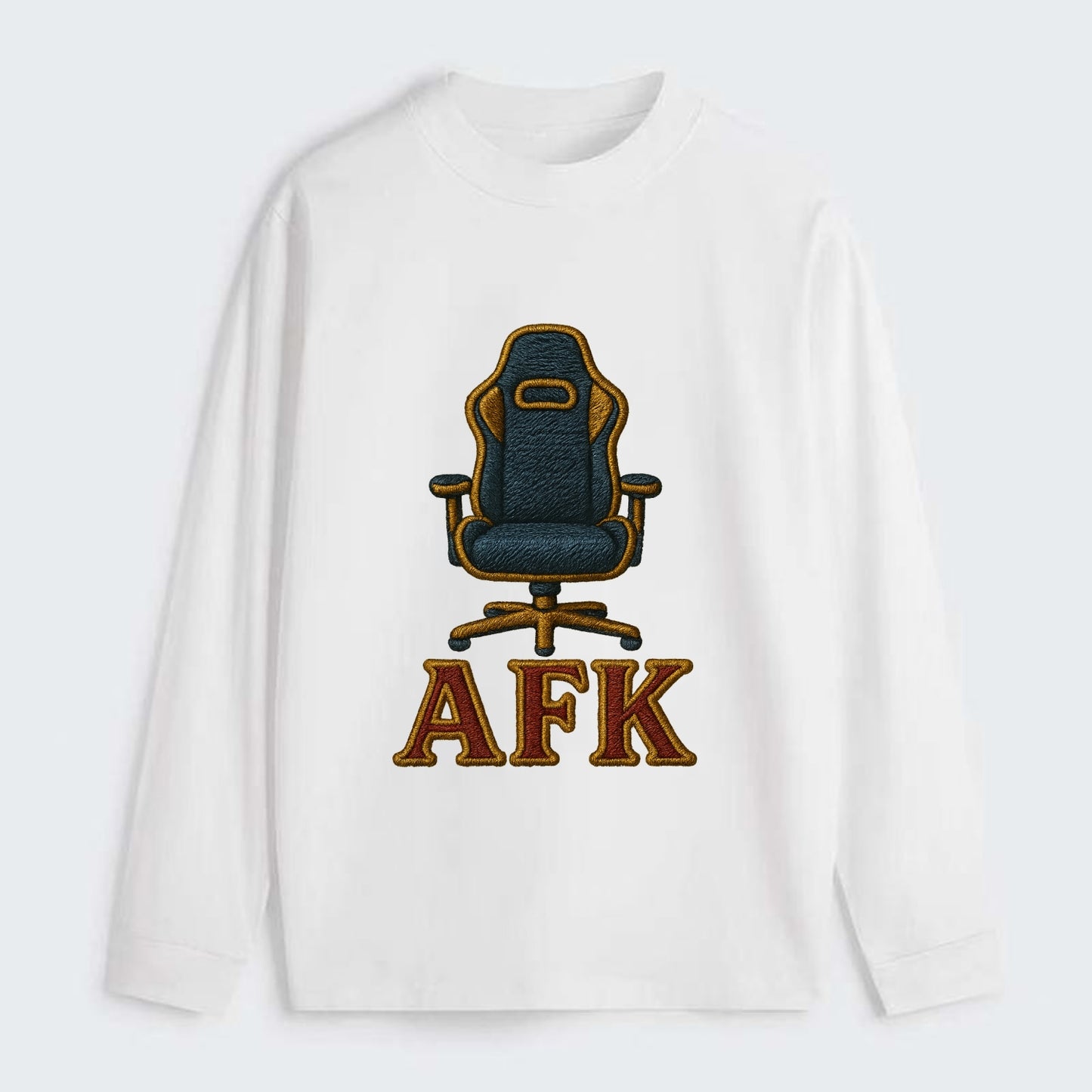 AFK   - Classic Long Sleeve Shirt - White