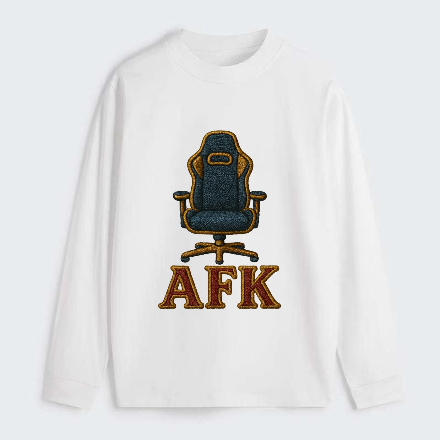 AFK   - Classic Long Sleeve Shirt - White