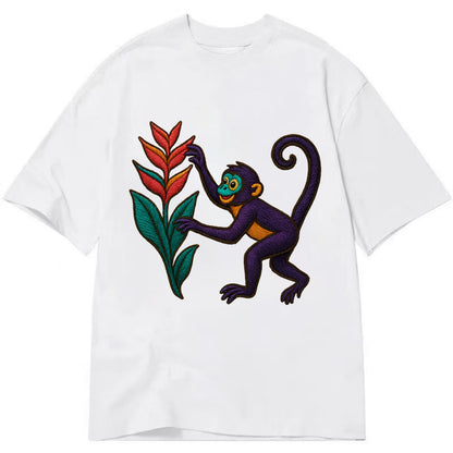 Spider Monkey - Classic T-shirt - White