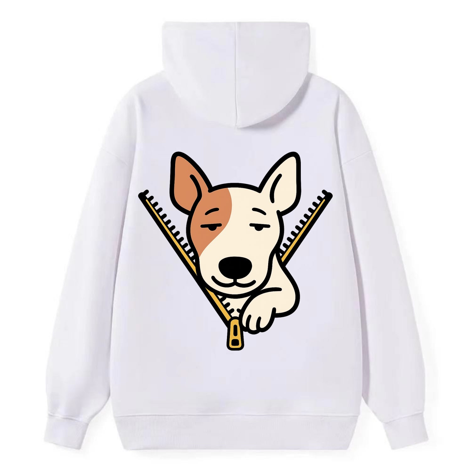 Bull Terrier - Classic Pullover Hoodie - White