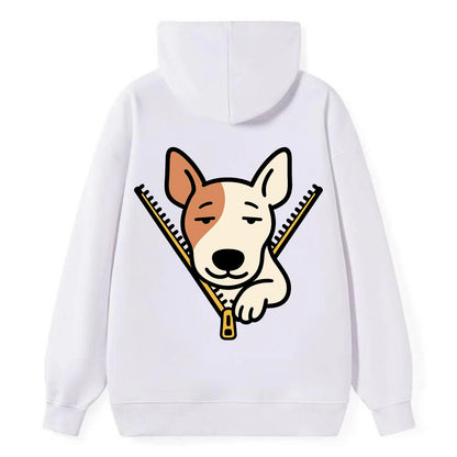 Bull Terrier - Classic Pullover Hoodie - White