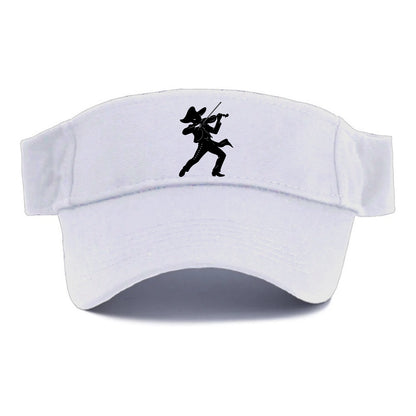 Mariachi violinist passionate performance - Visor - White