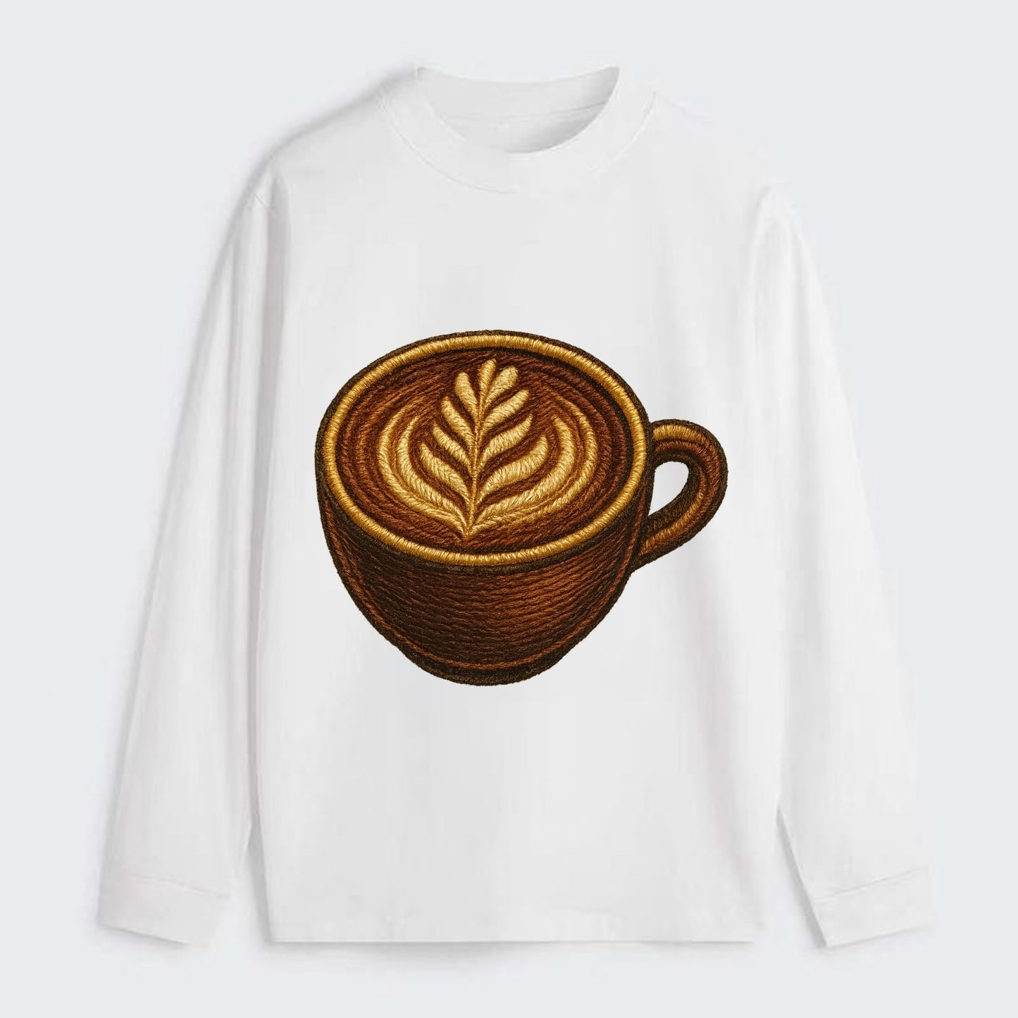 Latte Art  - Classic Long Sleeve Shirt - White