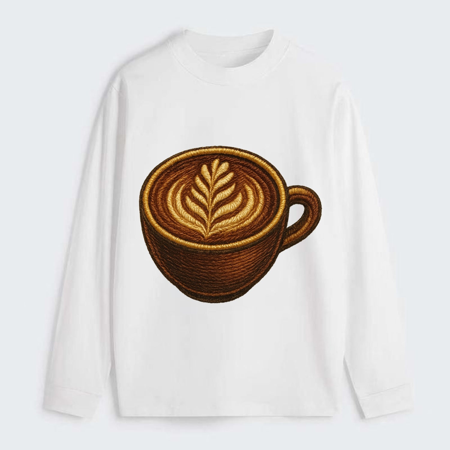 Latte Art  - Classic Long Sleeve Shirt - White