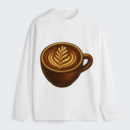 Latte Art  - Classic Long Sleeve Shirt - White