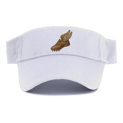 Track Shoe  - Visor - White