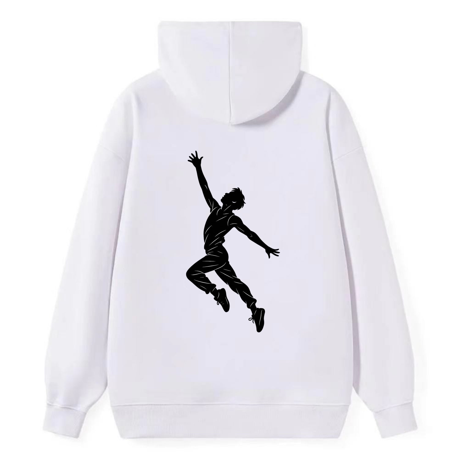 Modern dancer reaching skyward - Classic Pullover Hoodie - White