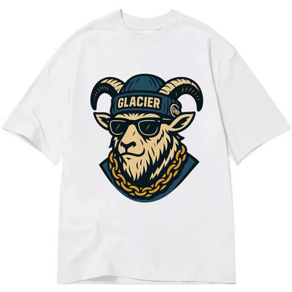 Glacier Mountain Goat - Classic T-shirt - White