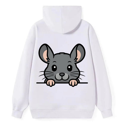 Chinchilla  - Classic Pullover Hoodie - White