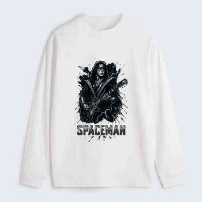 Silver Splash - Classic Long Sleeve Shirt - White