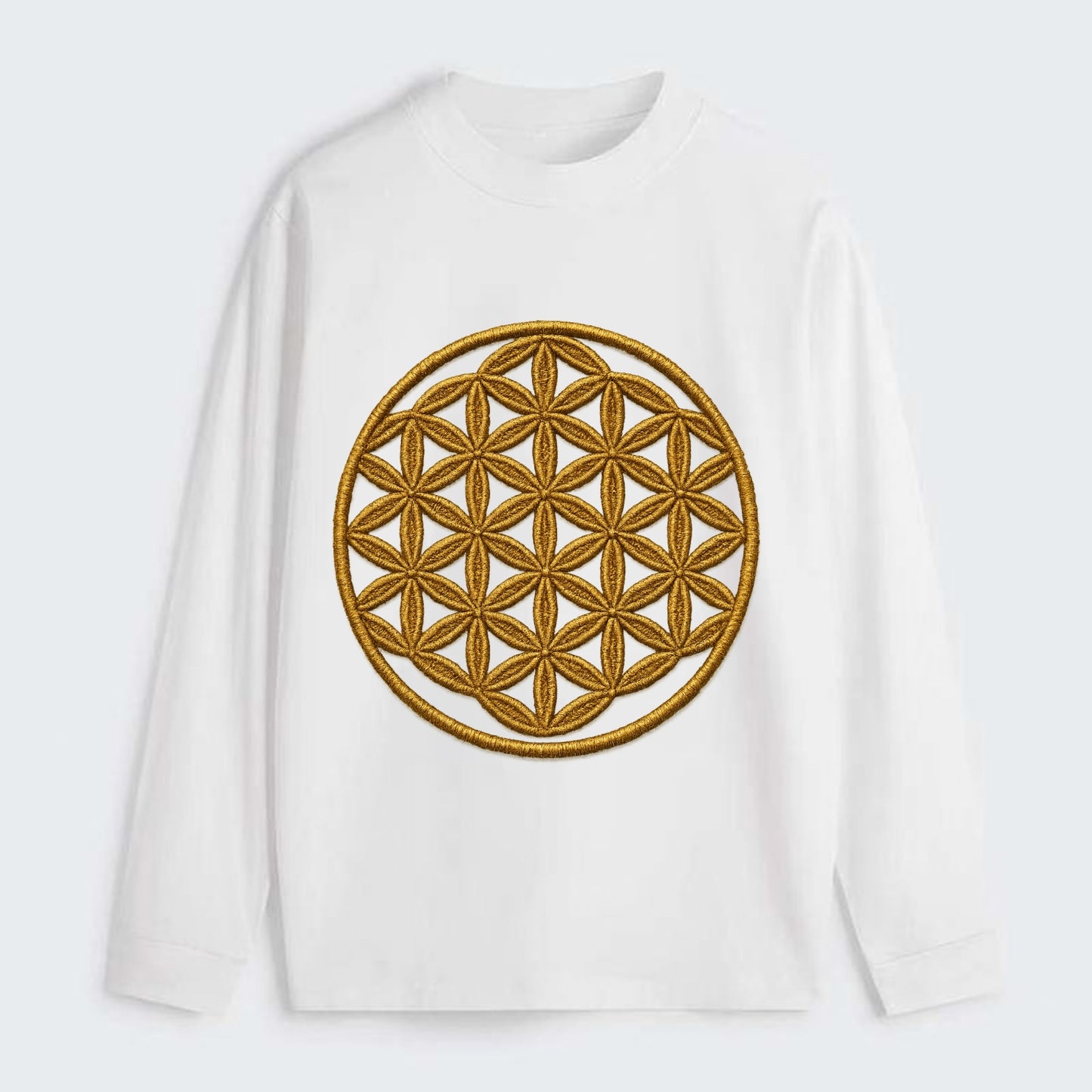 Flower of Life  - Classic Long Sleeve Shirt - White