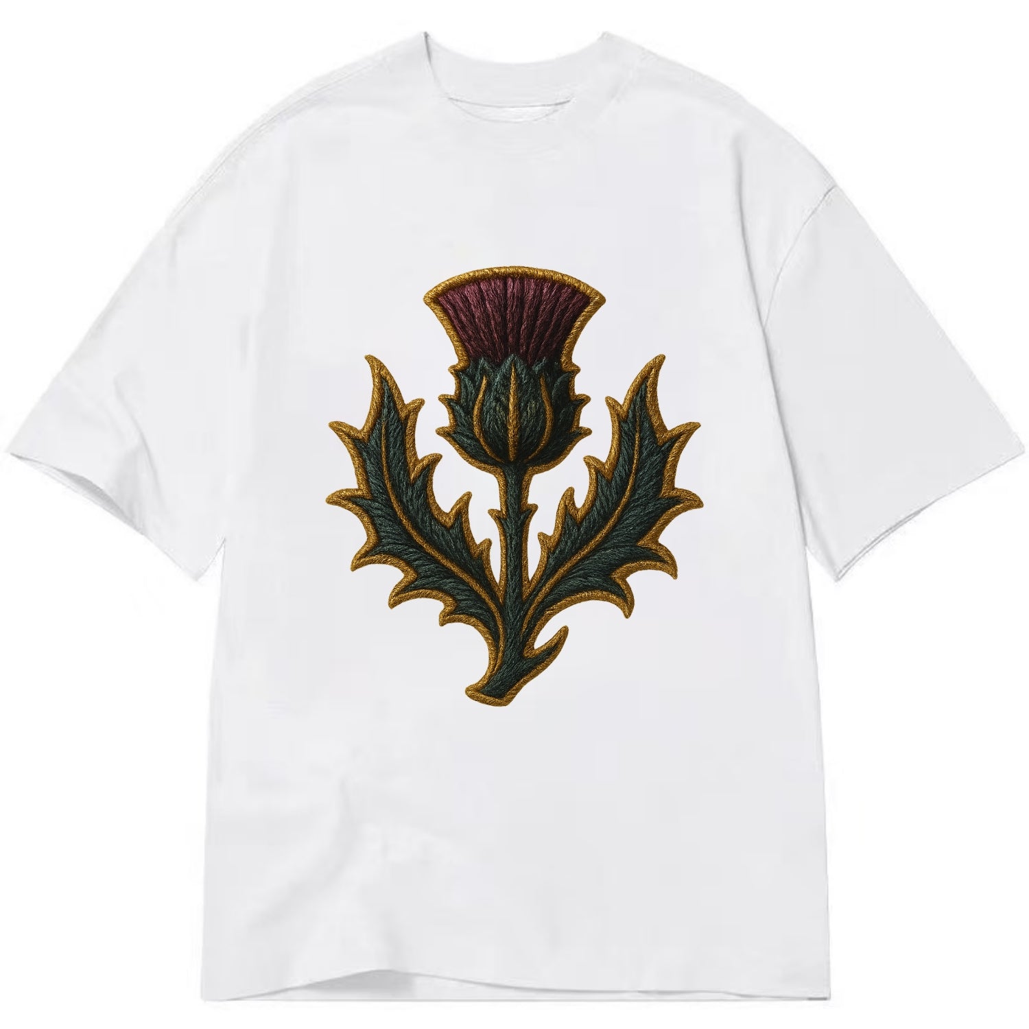 Scottish Thistle  - Classic T-shirt - White