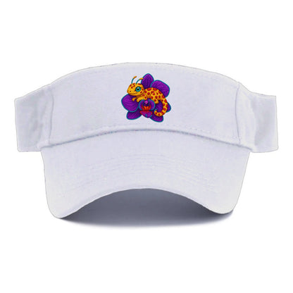Leopard Orchid - Visor - White