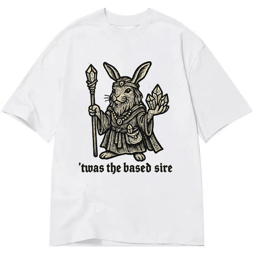 Crystals Healing Hippie Rabbit  - Classic T-shirt