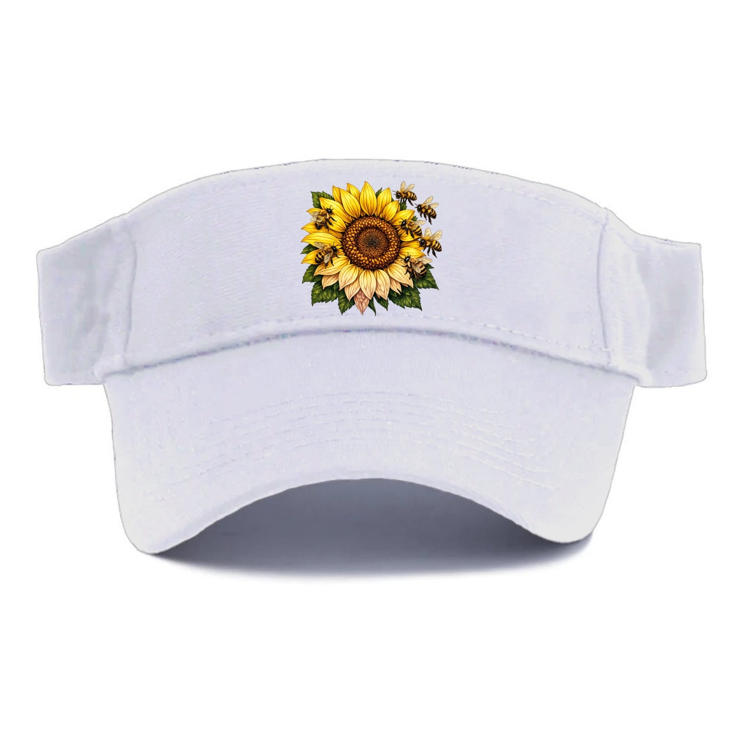 Vintage Sunflower - Visor - White