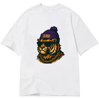 LSU Mike Tiger - Classic T-shirt - White