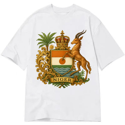 Niger Heritage Badge  - Classic T-shirt - White