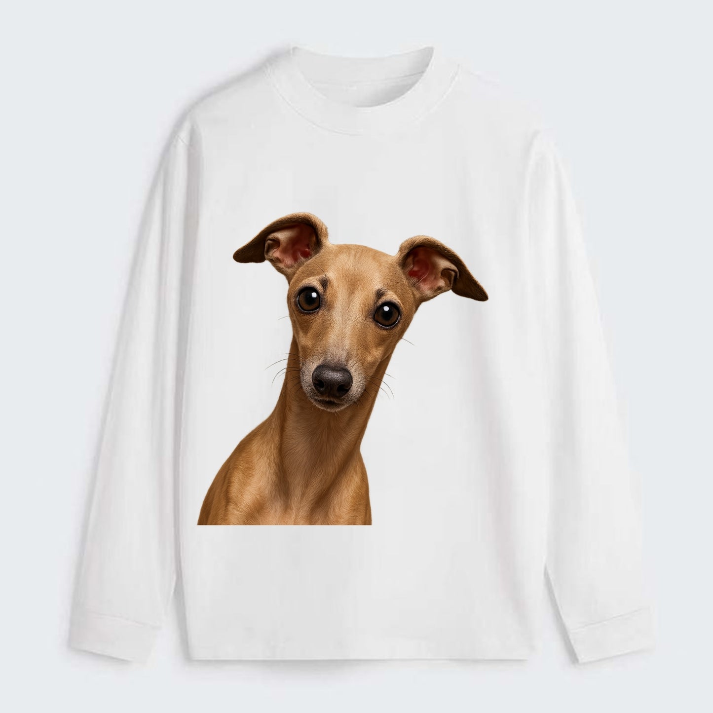 Italian Greyhound  - Classic Long Sleeve Shirt - White