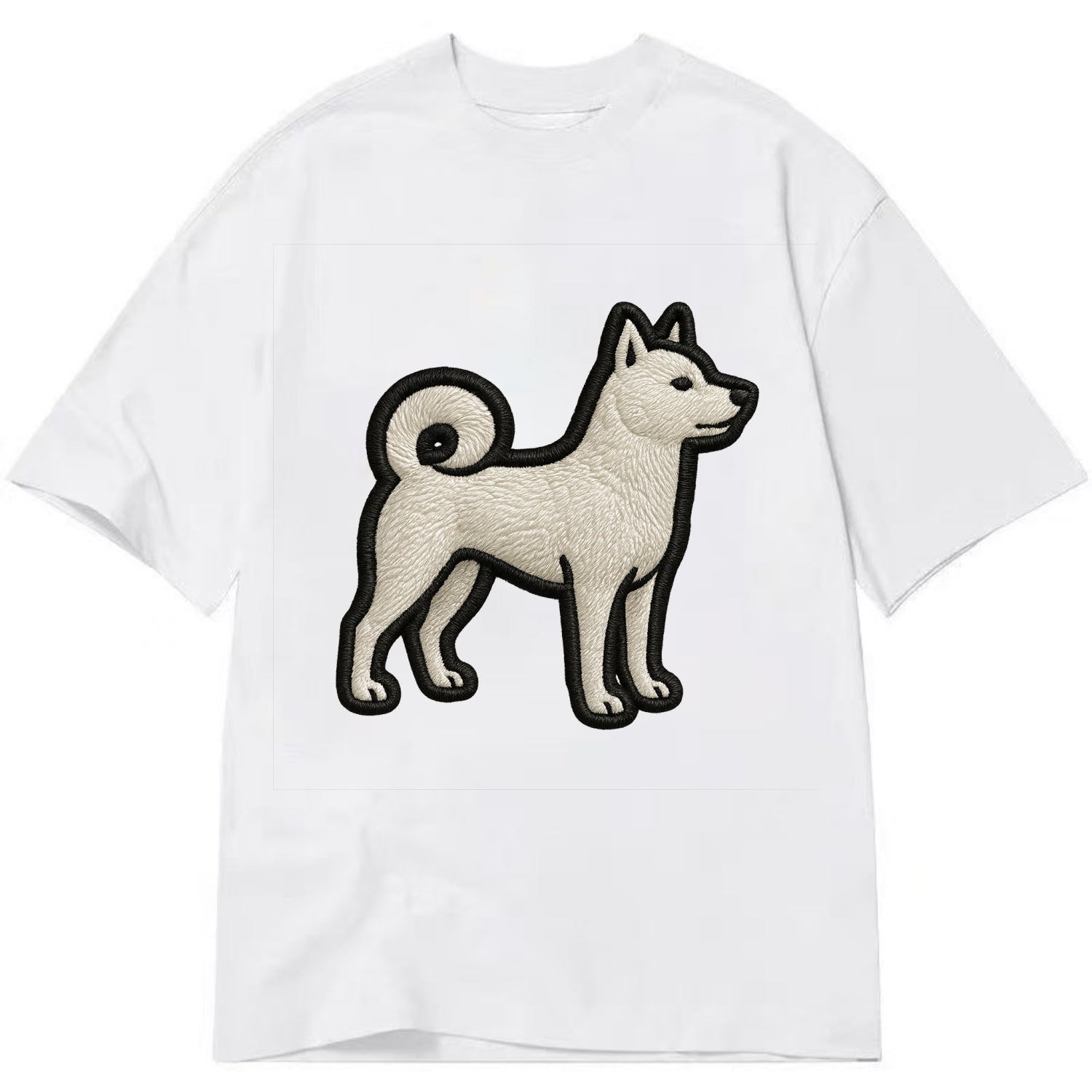 Kishu Ken - Contemporary white hunter de - Classic T-shirt - White