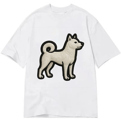 Kishu Ken - Contemporary white hunter de - Classic T-shirt - White