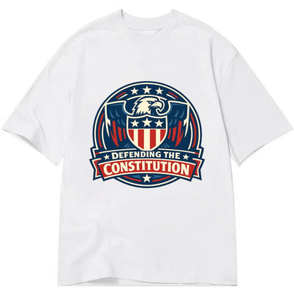 Defend Constitution - Classic T-shirt - White