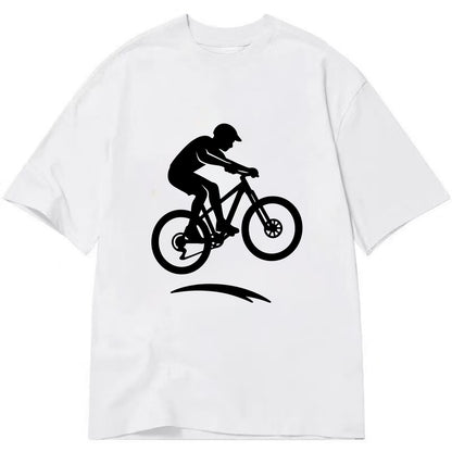 Mountain biker catching air - Classic T-shirt - White