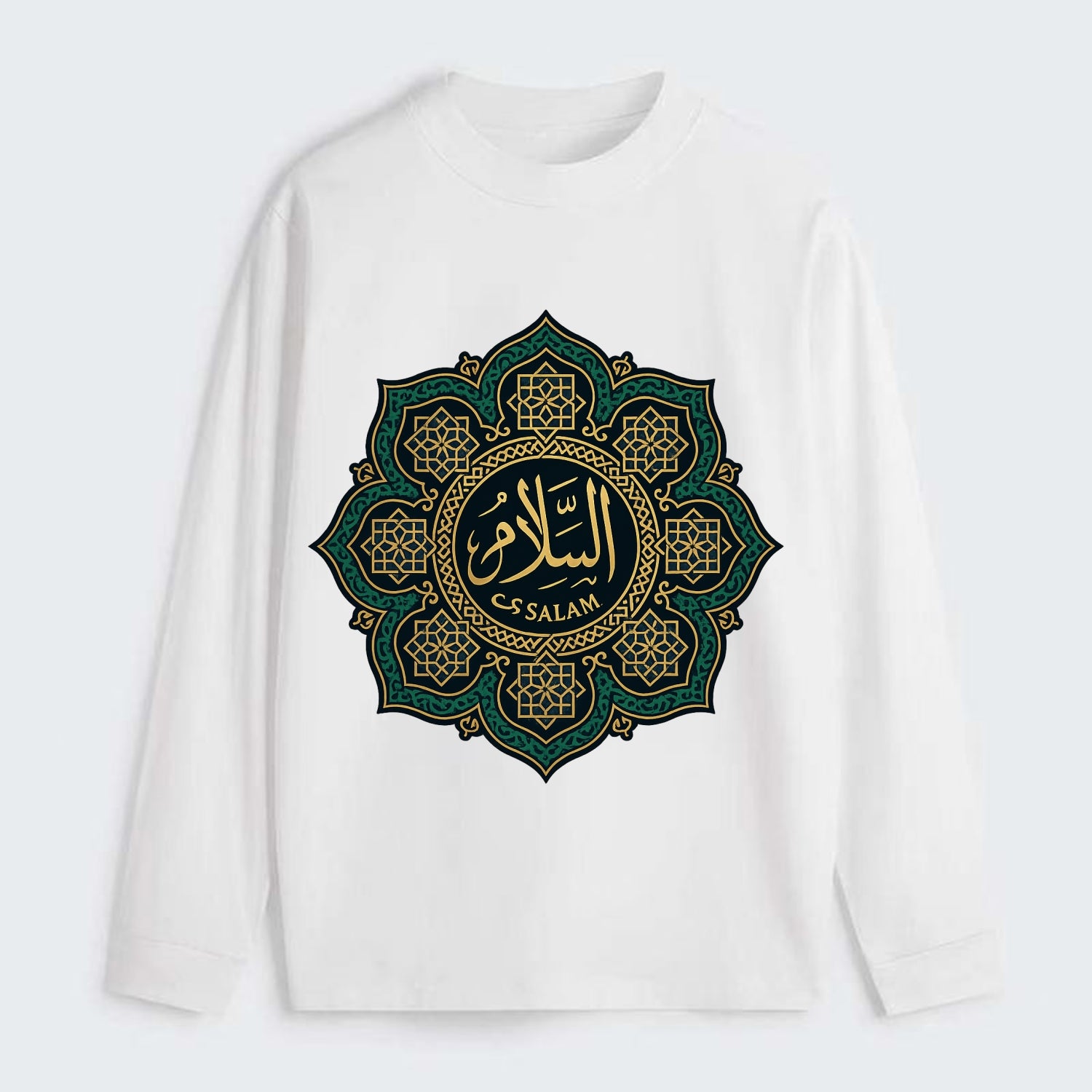 As-Salam Mandala - Classic Long Sleeve Shirt - White