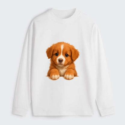 Nova Scotia Duck Tolling Retriever  - Cl - Classic Long Sleeve Shirt - White