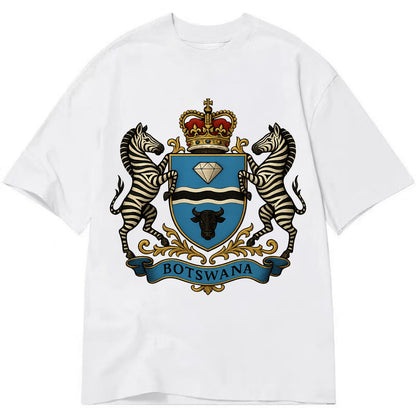 Botswana Heritage Badge  - Classic T-shirt - White