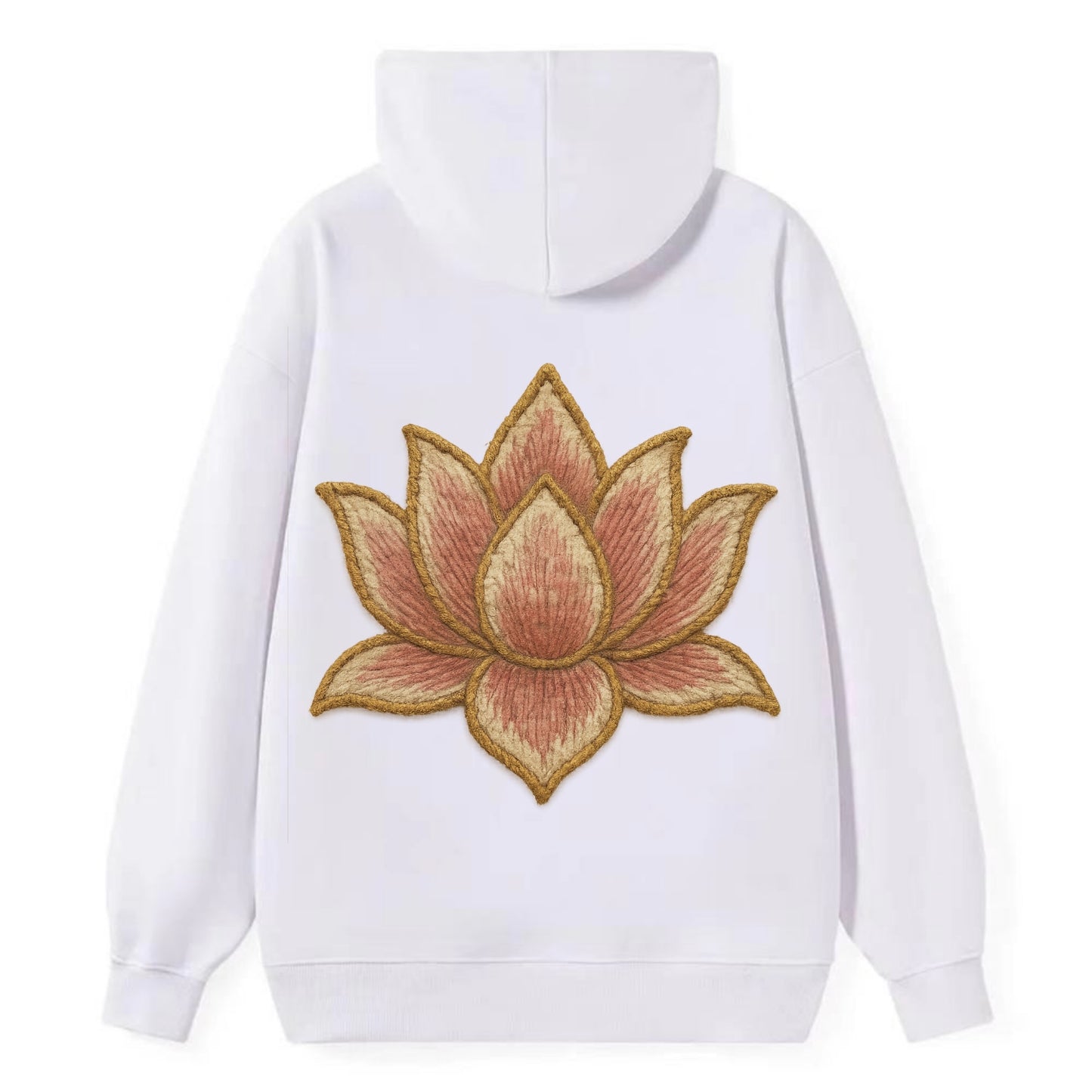 Lotus Flower - Classic Pullover Hoodie - White