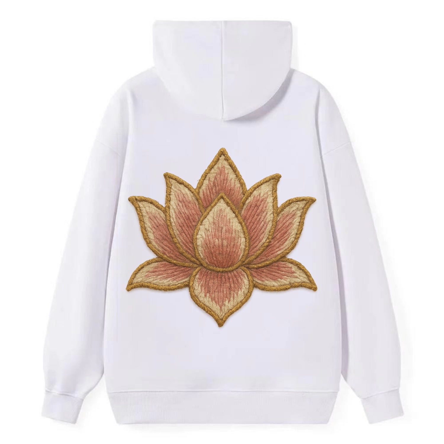Lotus Flower - Classic Pullover Hoodie - White