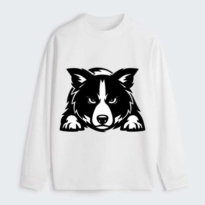 Focused Loyalty - Classic Long Sleeve Shirt - White